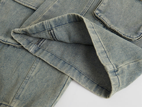 Unisex Fashion Straight Denim Pants